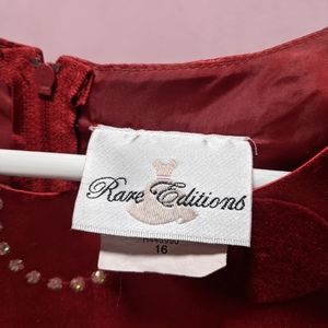 2/$20 red party dress formal Christmas dance 16